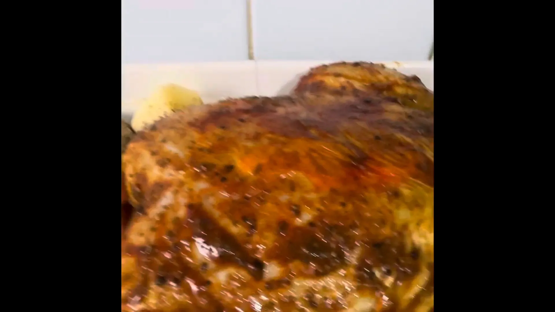 Chicken wrapped in foil ready for roasting