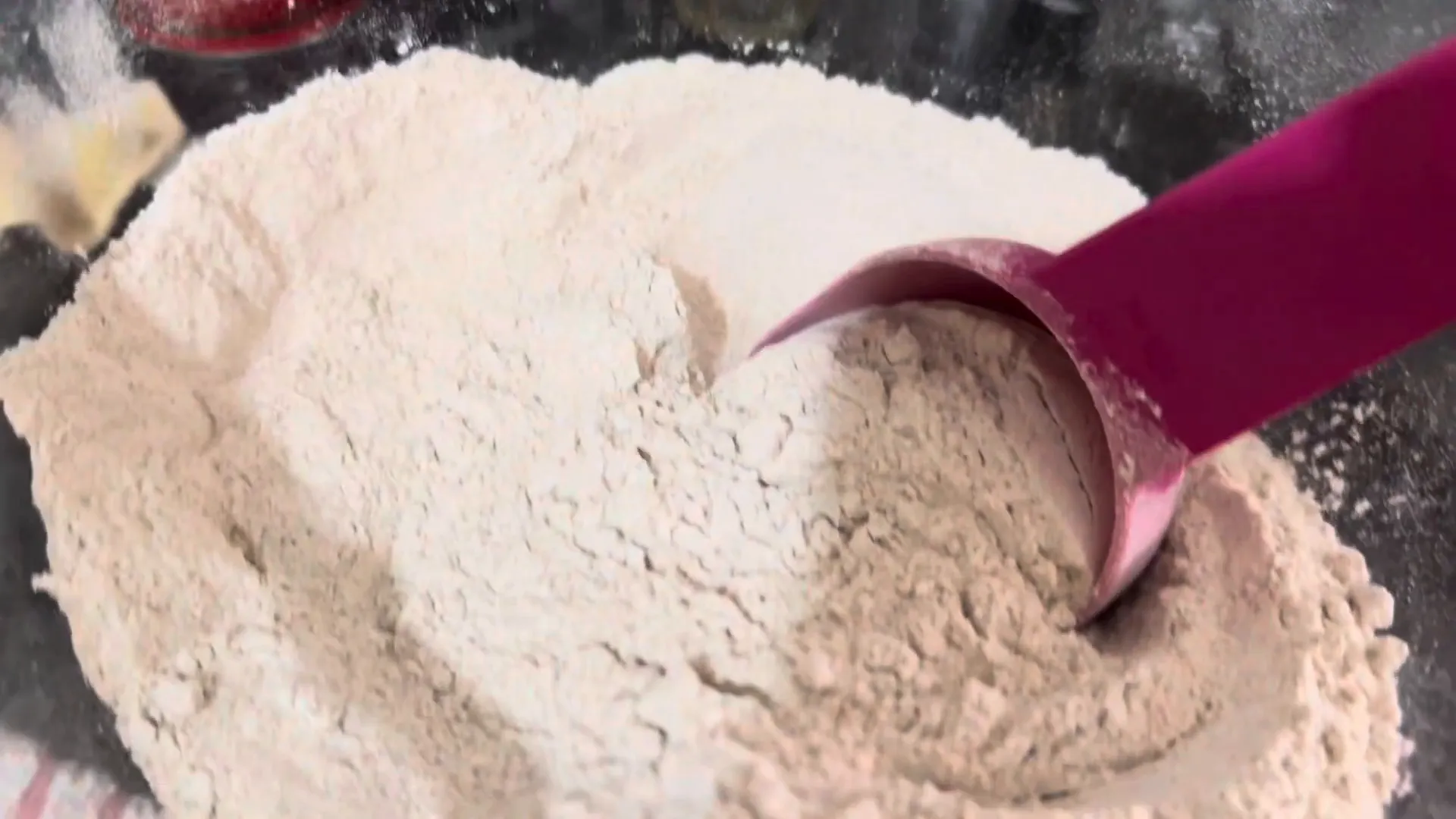 Mixing the dry ingredients
