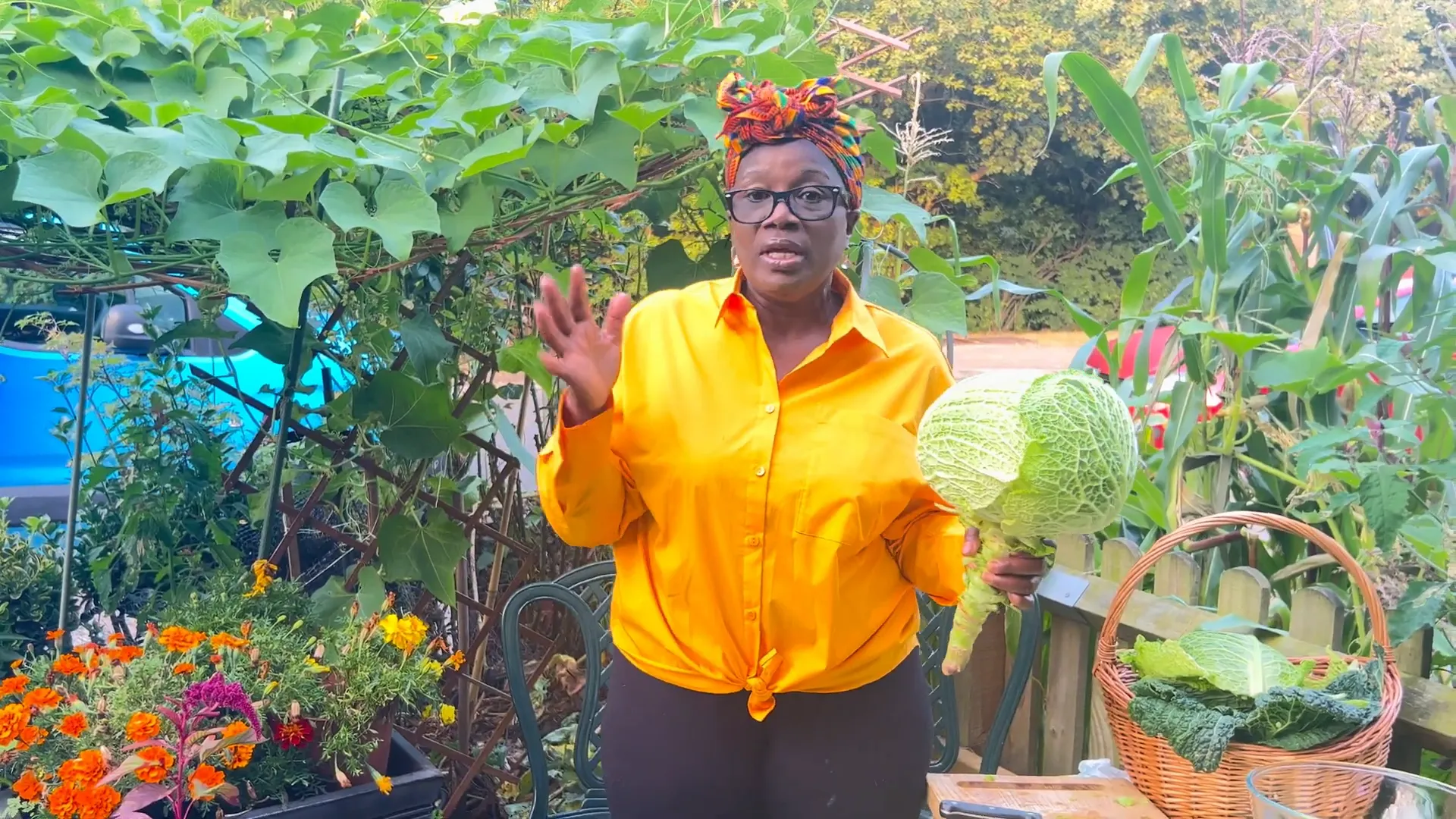 Donna sharing her thoughts on the green thumb myth