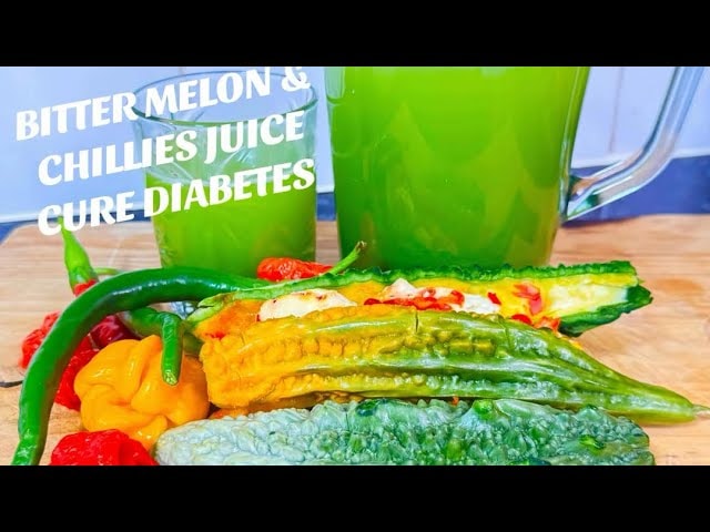 video thumbnail for 'BITTER MELON & PEPPER JUICE/ CURE DIABETES '